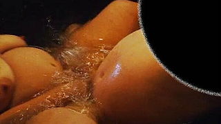 Married couple fuck with orgasm in the hot tub
